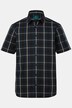 Boston Park ternet skjorte, korte ærmer, Kent-krave, comfort fit, op til str. 8XL