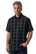 Kostkovaná košile Boston Park, krátké rukávy, Kent límeček, Comfort střih, do 8XL