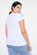 Camiseta, forma clásica, cadena decorativa extraíble
