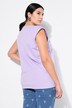 Top, oversize shape, schouders met glittersteentjes
