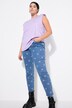 Top, oversize shape, schouders met glittersteentjes