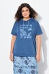 Hoodie, zomermotief, oversized, capuchon, halve mouwen