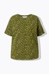 T-shirt dal taglio oversize con colorata stampa leopardata