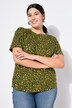 T-shirt dal taglio oversize con colorata stampa leopardata
