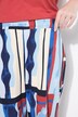 Culottes in jersey di cotone biologico con vasi e taglio della gamba ampio