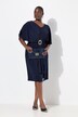 Midi-jurk, oversized, mooie gesp, mouwen met rimpelband