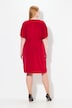 Robe midi oversize, boucle fantaisie, cordons pour froncer les manches