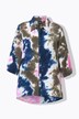 Mousseline blouse, batikprint, overhemdkraag, 3/4-mouw