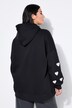 Mikina s kapucí, oversize, tepláková, srdce