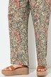 Broek Rose, kroko, wijde pijpen, elastische tailleband, crêpe