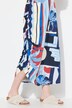 Robe maxi, vases, col rond, manches courtes, coton biologique