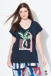 T-shirt, vaas, V-hals, korte mouwen, biologisch katoen