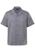 Košile Men+, lněná směs, krátké rukávy, Cuba límeček, Cuba střih, do 8XL