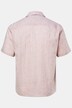 Men+ camisa de mezcla de lino, media manga, cuello cubano, Cuba Fit, hasta la 8 XL