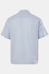 Men+ camisa de mezcla de lino, media manga, cuello cubano, Cuba Fit, hasta la 8 XL