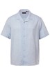 Košile Men+, lněná směs, krátké rukávy, Cuba límeček, Cuba střih, do 8XL