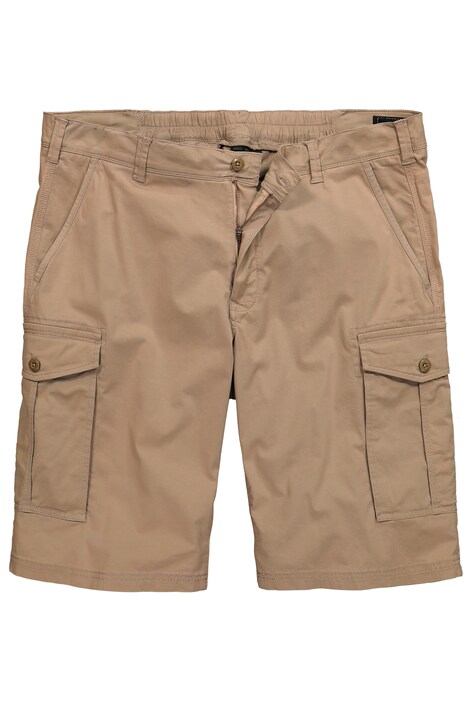 Cargo bermudy Men+, Baggy střih, kepr, elastický pas, do 72