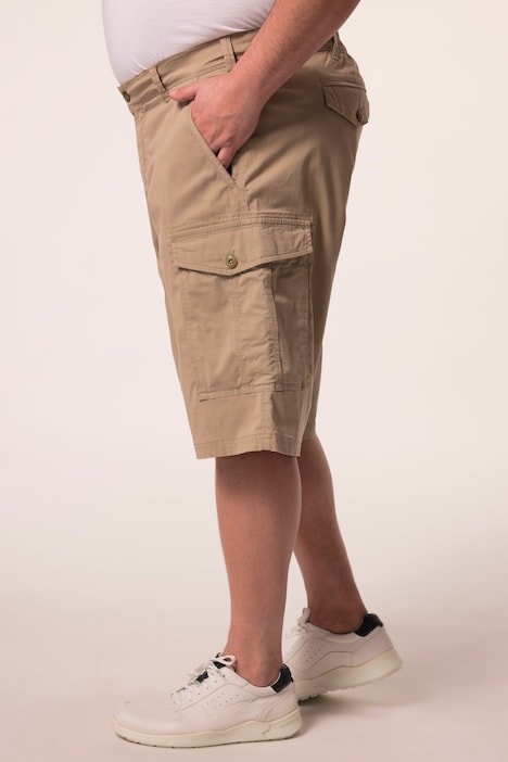 Men+ cargo-shorts, Baggy Fit, twill, elastisk linning, op til str. 72