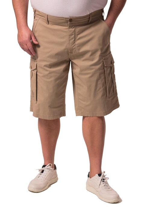 Cargo bermudy Men+, Baggy střih, kepr, elastický pas, do 72