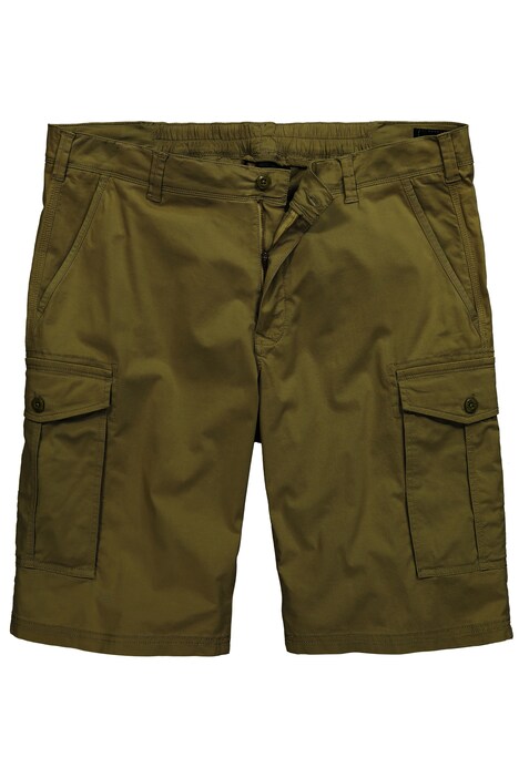 Cargo bermudy Men+, Baggy střih, kepr, elastický pas, do 72