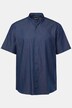 Chemise aspect jean Men+, manches courtes et col Mao, coupe Comfort Fit - jusqu'au 8 XL