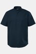 Men+ skjorte, korte ærmer, stående krave, seersucker, Comfort Fit, til str. 8 XL