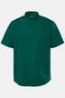 Men+ skjorte, korte ærmer, stående krave, seersucker, Comfort Fit, til str. 8 XL