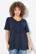 T-shirt à flocage Club Self Love. Décolleté V et manches courtes raglan
