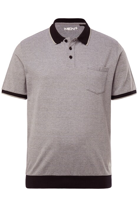 Polokošile Men+, břišní střih, krátké rukávy, piké, do 8XL