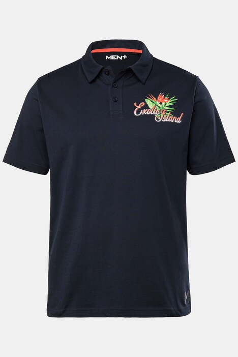 Men+ Poloshirt, korte mouw, print, tot 8 XL