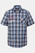 Men+ ternet skjorte, korte ærmer, Kent-krave, comfort fit, op til str. 8XL