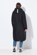 Manteau technique à capuche, fermeture éclair à double sens