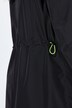 Manteau technique à capuche, fermeture éclair à double sens