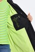 Manteau technique à capuche, fermeture éclair à double sens
