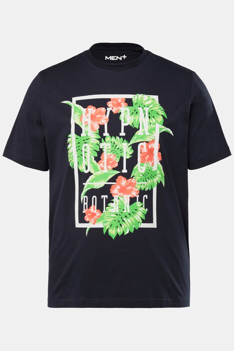 Men+ T-shirt, kort ærme, print, rund hals, til 8XL