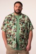 Men+ viskose-skjorte, korte ærmer, Cuba-krave, Cuba Fit, til 8XL