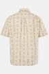 Men+ camisa, media manga, cuello kent, estampado, Comfort Fit, hasta la 8 XL
