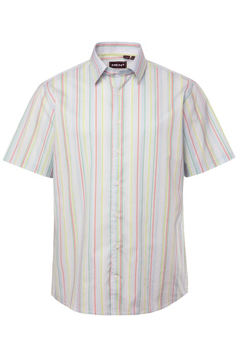 Pruhovaná košile Men+, krátké rukávy, Kent límeček, Comfort střih, do 8XL