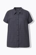 Camicia a quadri dal taglio oversize con colletto da camicia e mezze maniche