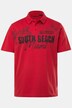 Men+ poloskjorte, halvermer, brysttrykk, pique, opptil 8 XL