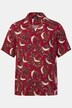 Chemise Men+ en viscose, manches courtes et col cubain, coupe Cuba-Fit - jusqu'au 8 XL