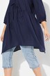 Blouse, puntzoom, A-lijn, overhemdkraag, 3/4-mouwen