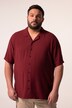 Men+ viskose-skjorte, korte ærmer, Cuba-krave, Cuba Fit, til 8XL