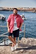 Men+ ternet skjorte, korte ærmer, Kent-krave, seersucker, comfort fit, til str. 8XL
