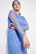 Robe midi#, coupe Slim, dentelle, manches longues