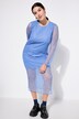 Robe midi#, coupe Slim, dentelle, manches longues