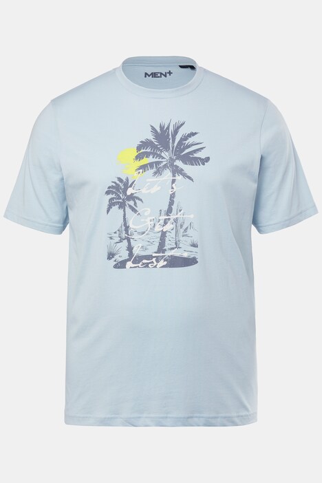 Men+ T-shirt, kort ærme, print, rund hals, til 8XL