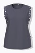 Pyjama deux pièces. Short, jambe large. Débardeur, encolure ronde