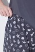 Pyjama deux pièces. Short, jambe large. Débardeur, encolure ronde