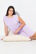 Pyjama deux pièces. Short, jambe large. Débardeur, encolure ronde